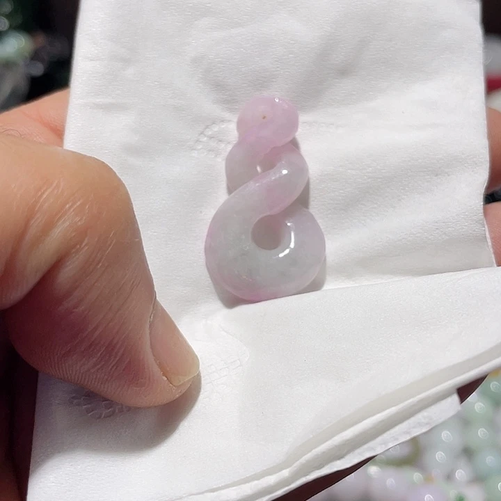 翡翠未镶嵌吊坠(不含链)扭转乾坤时来运转