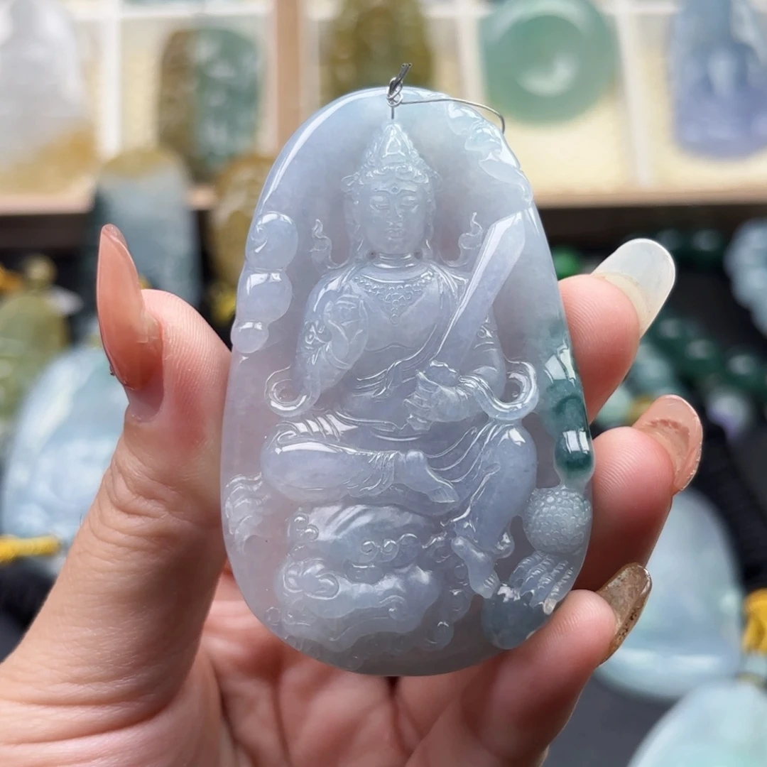 颈饰未镶嵌翡翠文殊