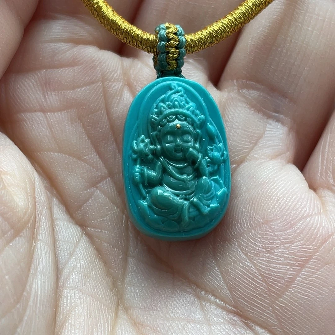 绿松石未镶嵌颈饰