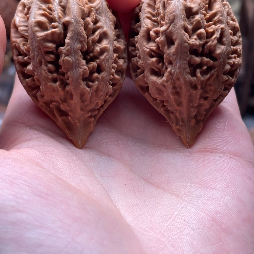 文玩核桃把件楸刀鱼51