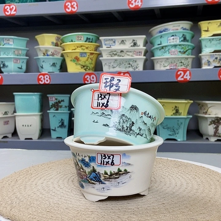 紫砂花瓶紫砂花盆
