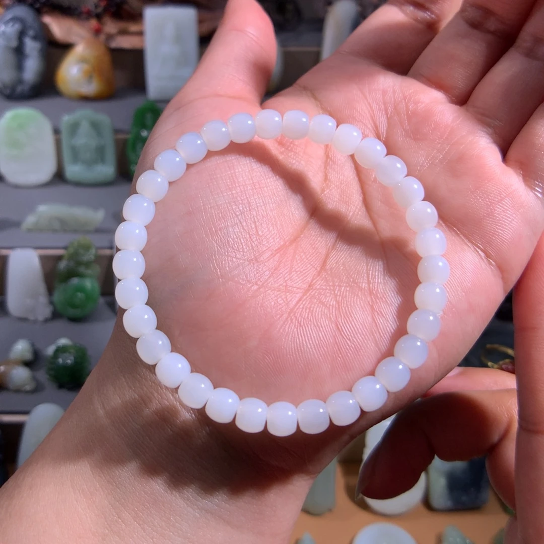 和田玉手链未镶嵌