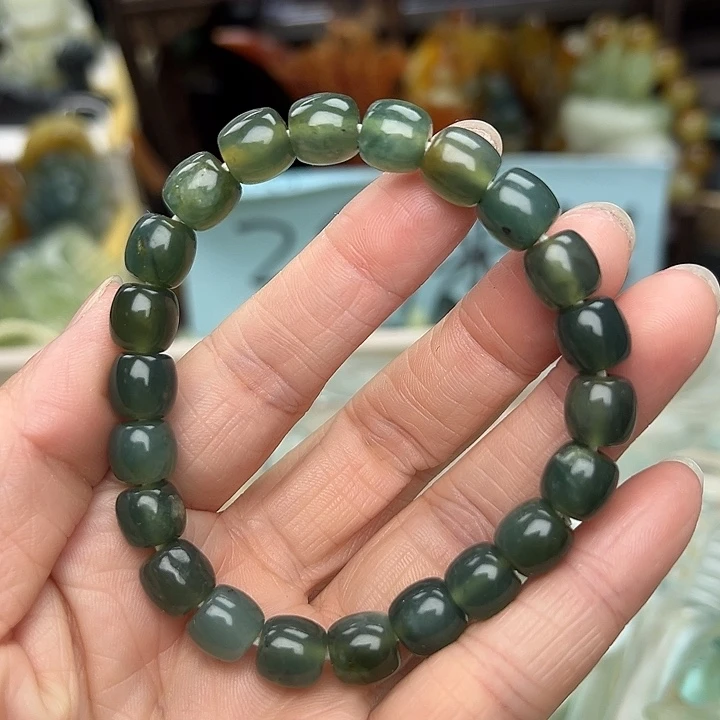 蛇纹石玉未镶嵌发簪