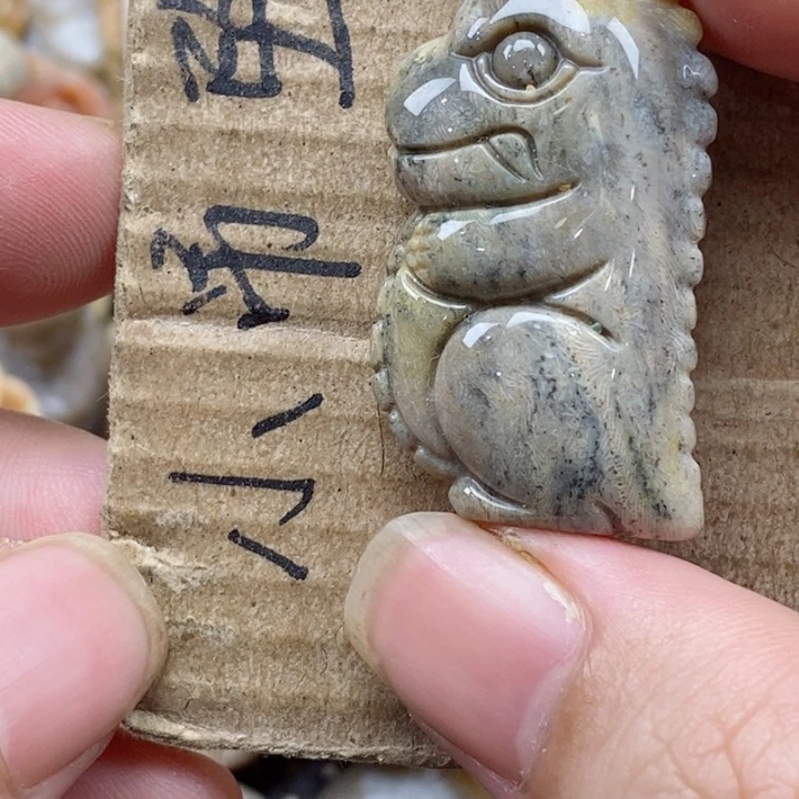 颈饰未镶嵌硅化珊瑚（珊瑚玉）别****星