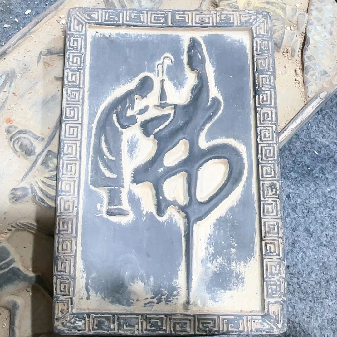 瓦当摆件木*春瓦当摆件