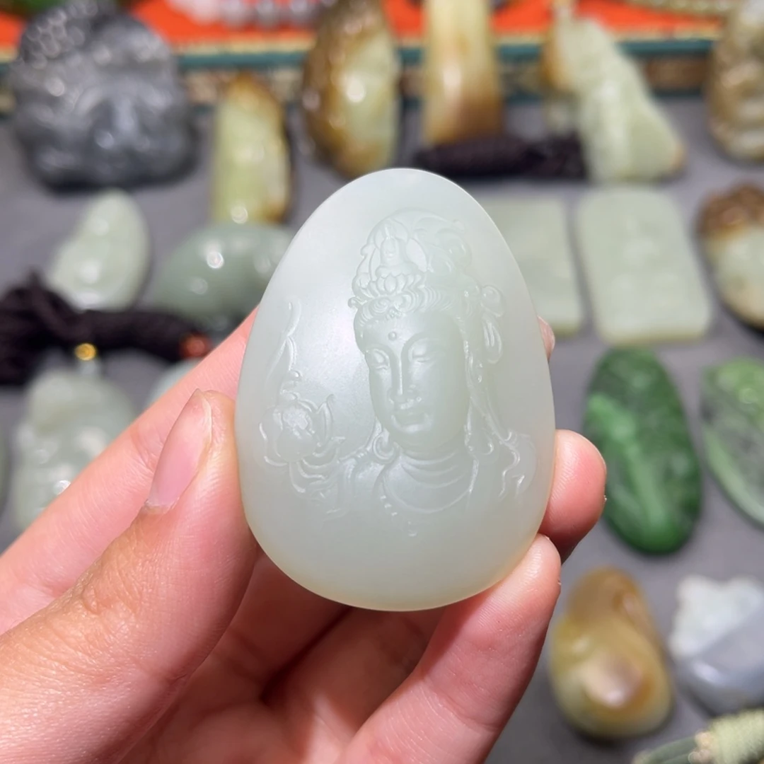 和田玉挂件未镶嵌用****3