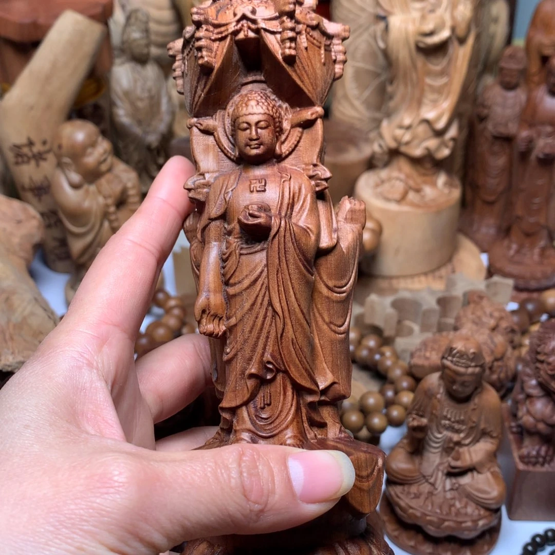 檀香木手串/手链记***你老山檀香雕刻件