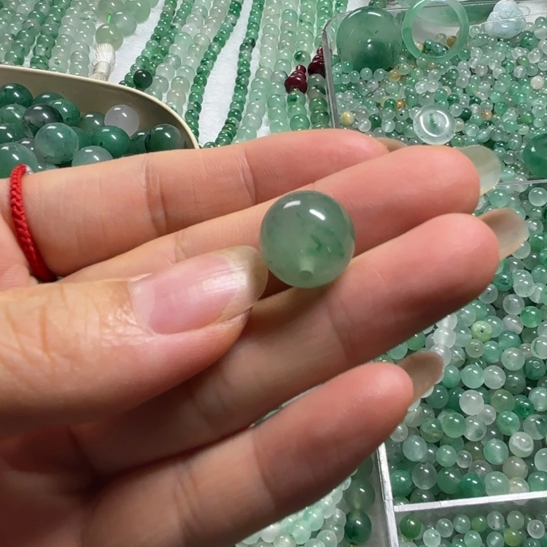 小***膀颈饰合金石英质玉（非洲翠）卡13