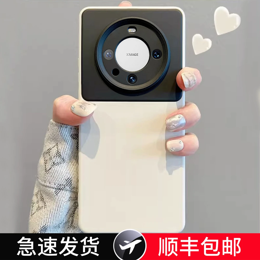 适用华为mate80promax手机壳液态硅胶mate70pro防摔pura80情侣60