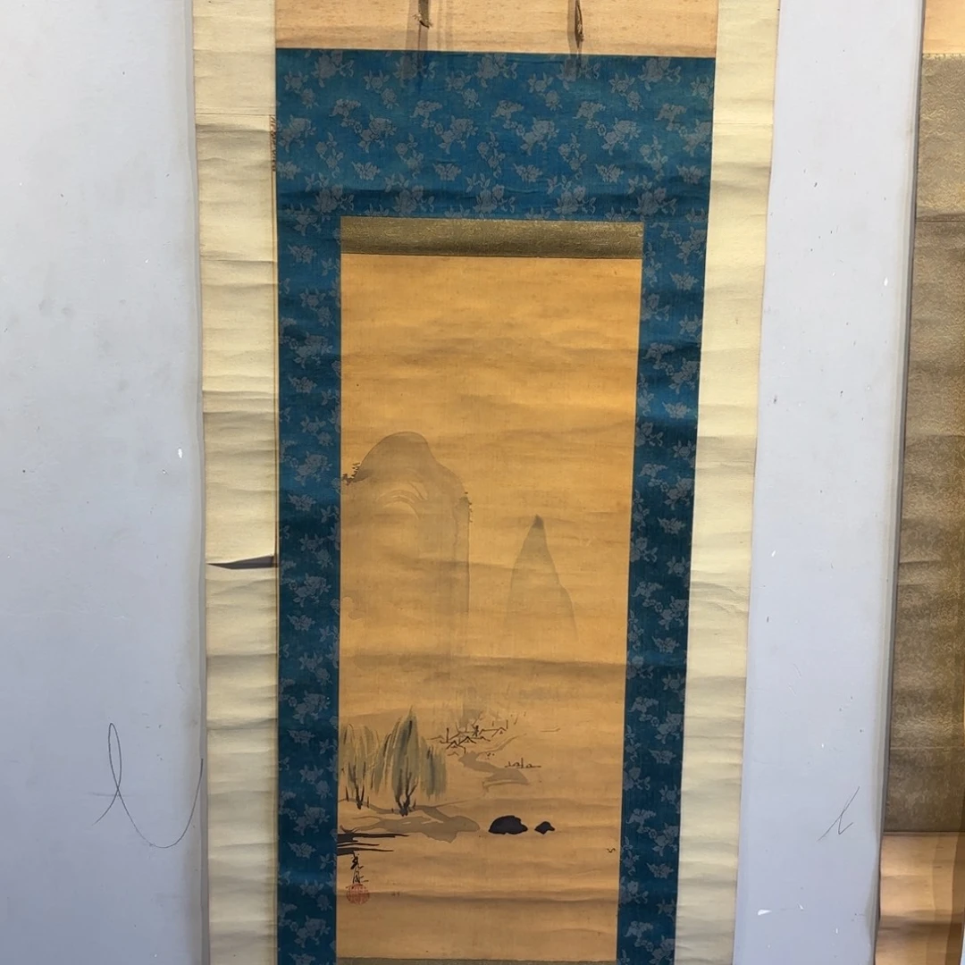 书法用****6卷轴绢本绫裱22