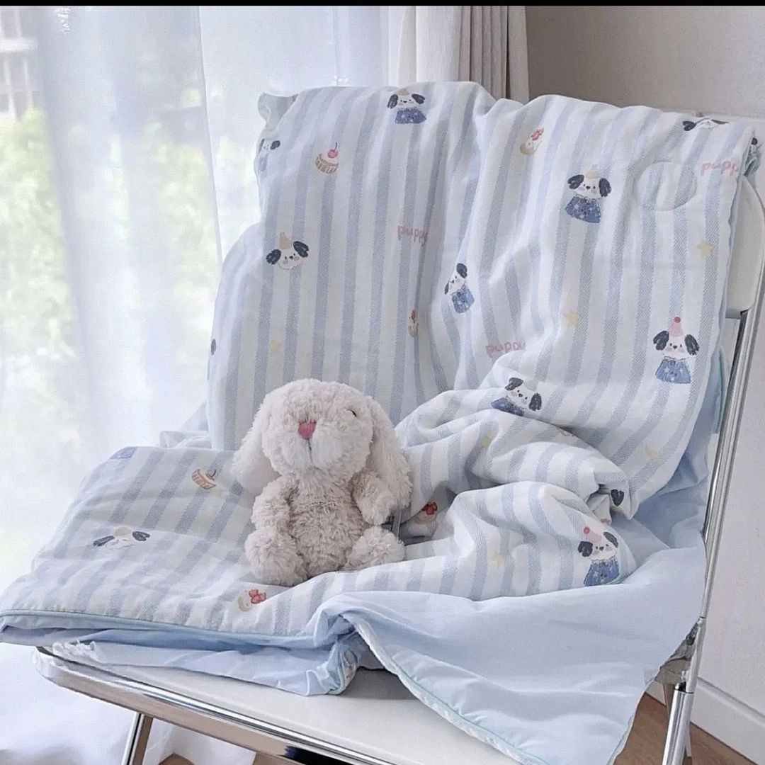 【蜡笔小狗凉皮夏凉被】150可机洗冰丝夏凉被空调被春秋被