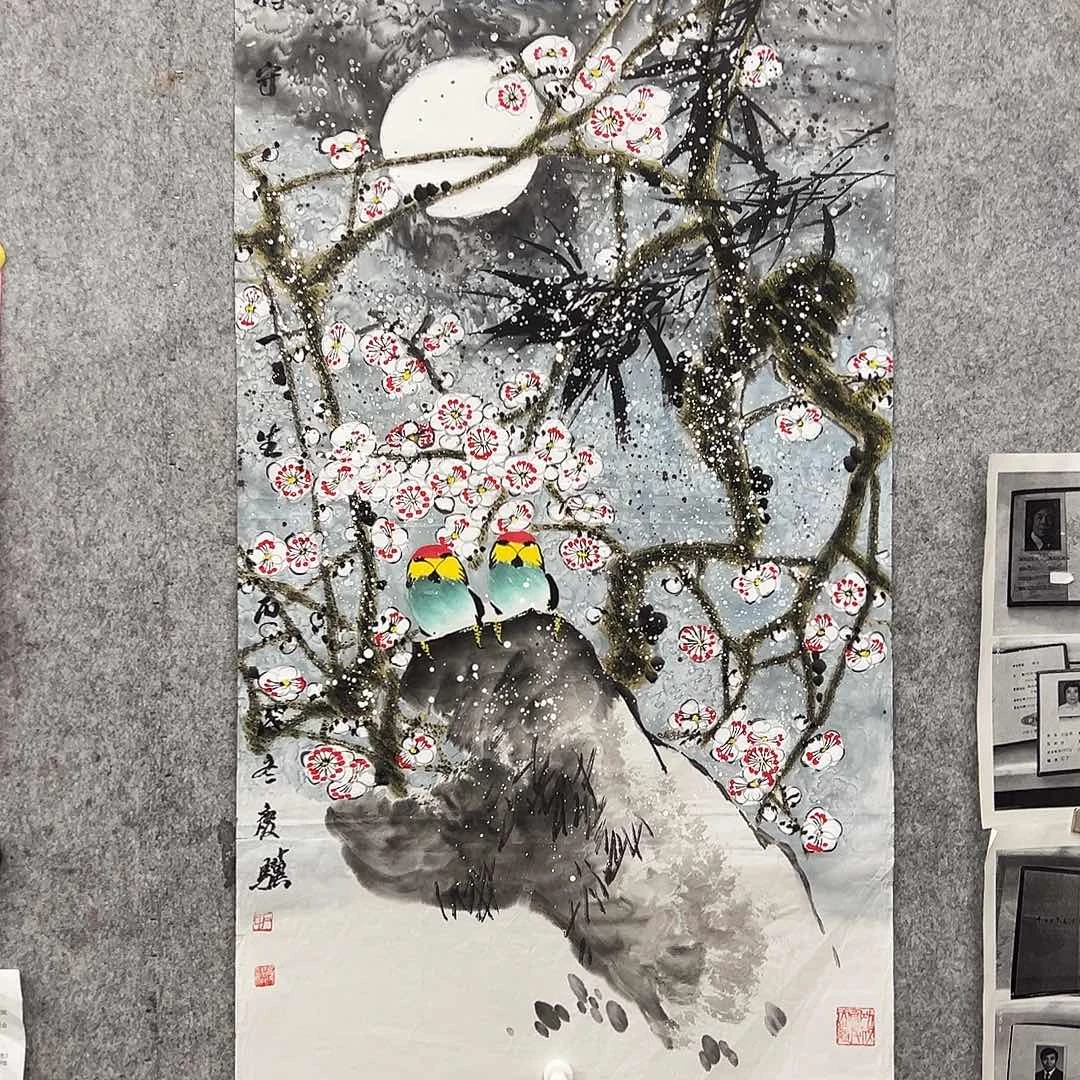 绘画风**周韩江书画 石老师