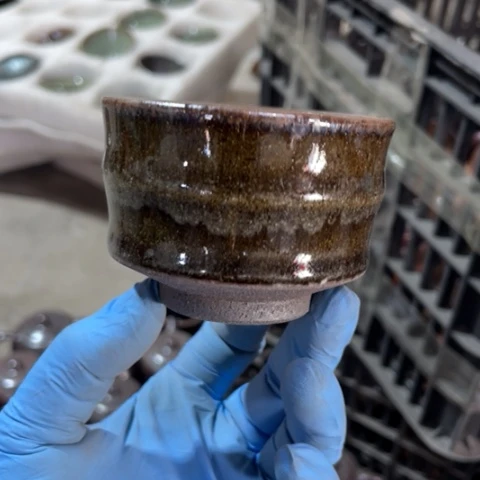 茶盏建阳建盏微瑕竹节