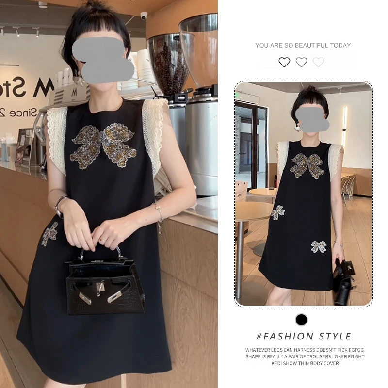 法式高端气质连衣裙女2025夏季新款无袖背心裙子小香风高级感短裙