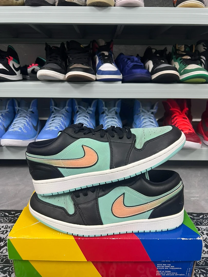 90新 maje 44码/aj1low蒂芙尼绿休闲鞋/二手正品