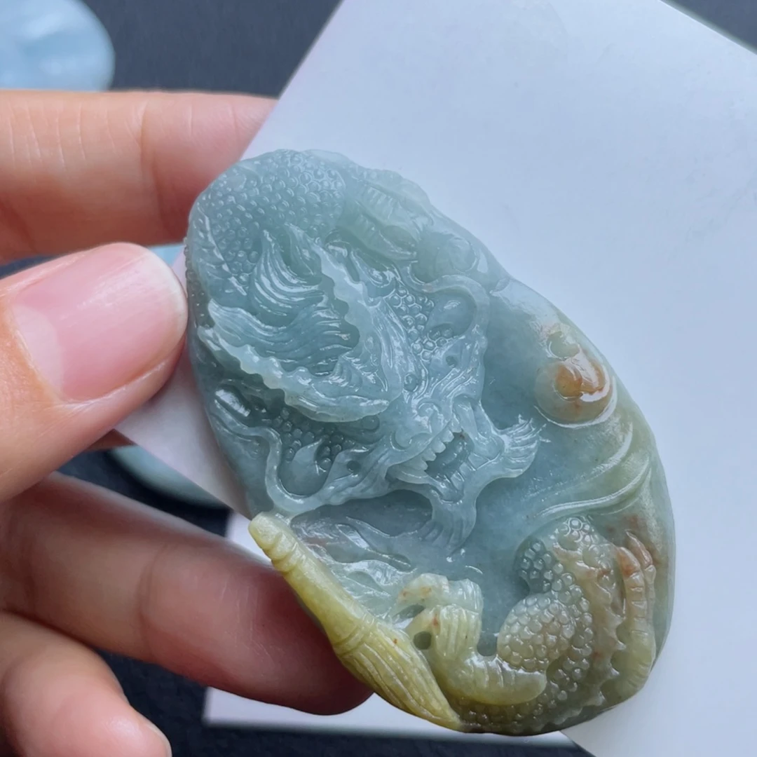 一***糖定制翡翠未镶嵌翡翠吊坠