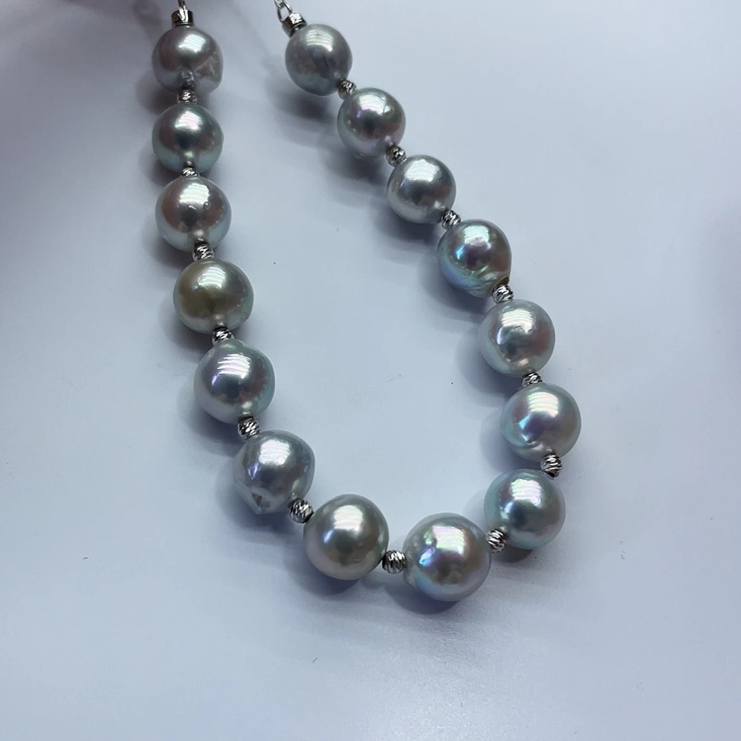 海水珍珠银S925镶嵌手绳