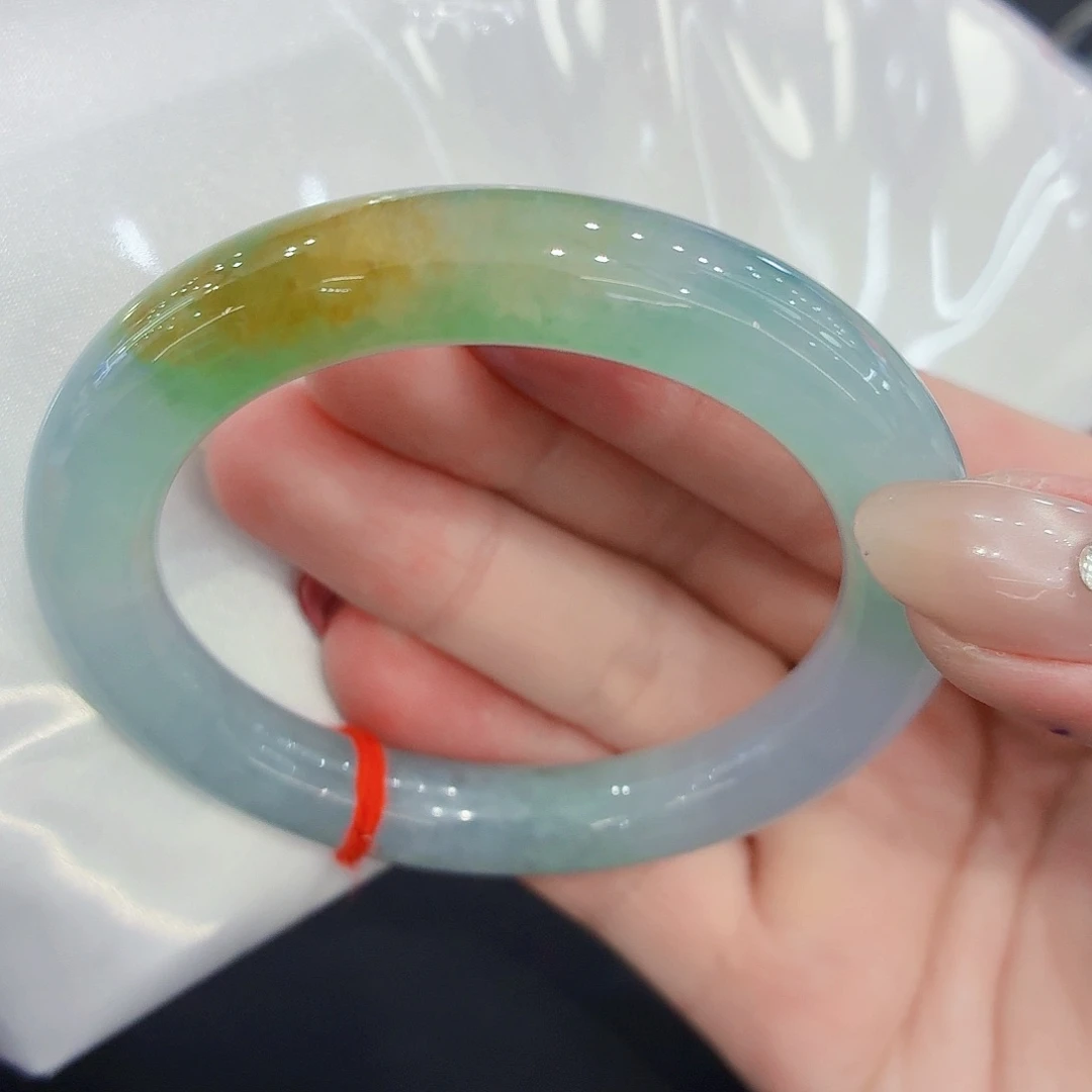 翡翠未镶嵌手镯翡翠53/55圈口（强推）