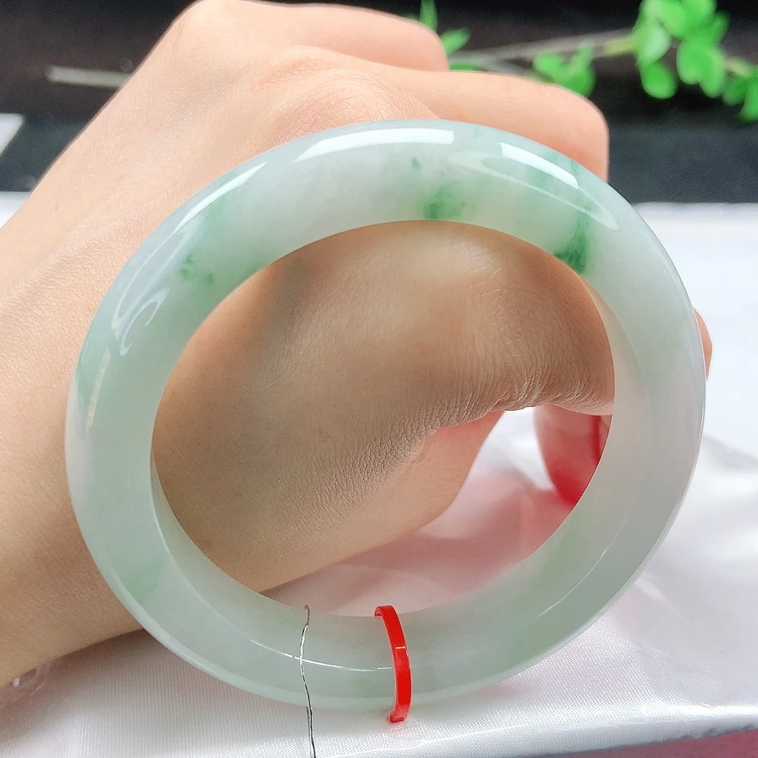 未镶嵌手镯翡翠57圈