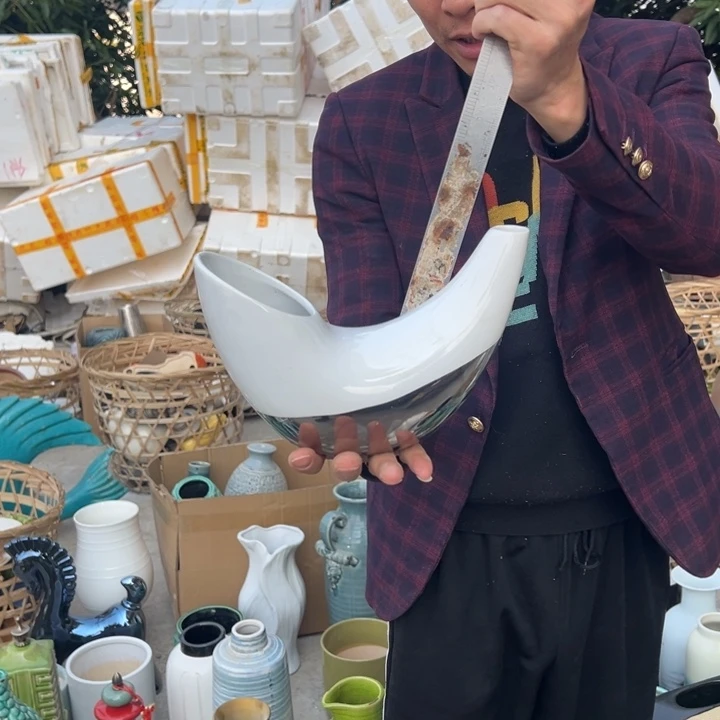 瓶高度17厘米口径8厘米微瑕捡漏