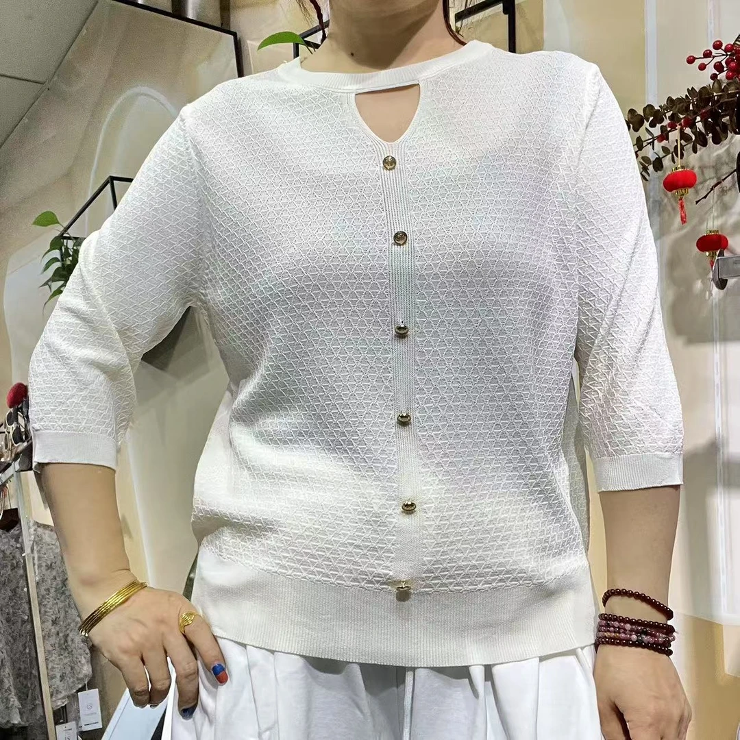 时尚站（A4）上装半袖百搭不褪色夏季通用时尚休闲常规款T恤3068