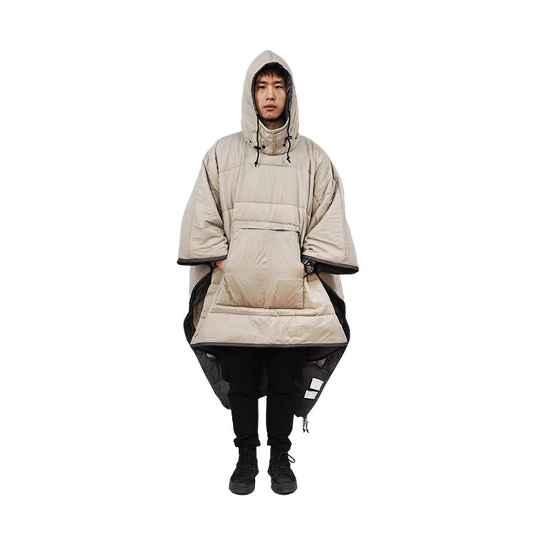 可穿式斗篷成人睡袋旅游登山户外露营轻薄羽绒棉多功能隔脏可机洗