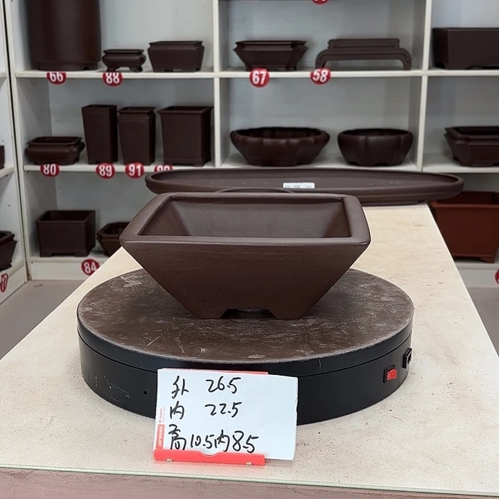 花盆紫砂四方斗小