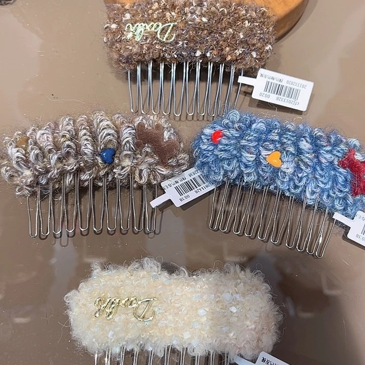 皮质铁合金插梳备注颜色