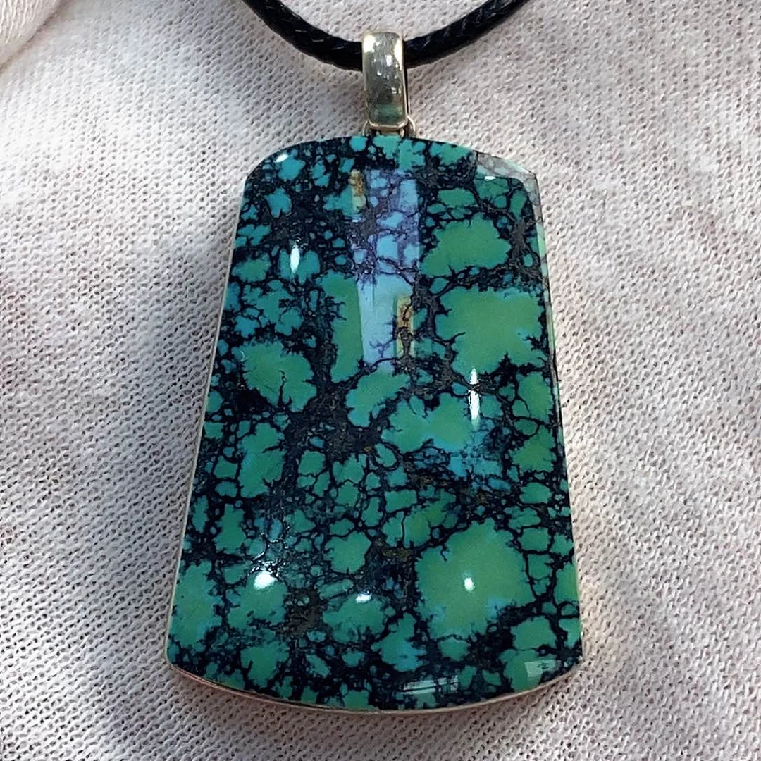 绿松石银S925镶嵌配饰