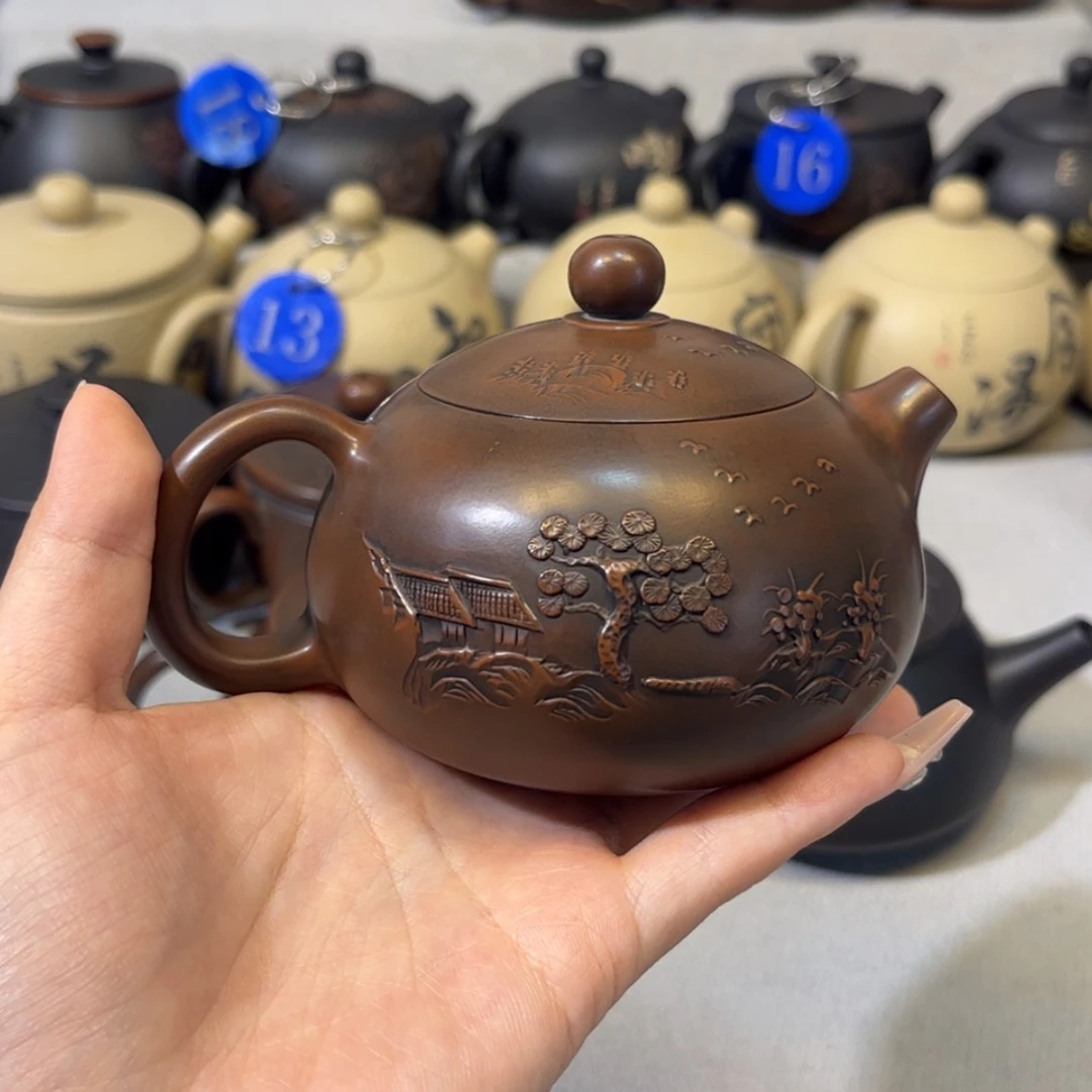 【闪购商品】红泥 西施山水 容量 190c c