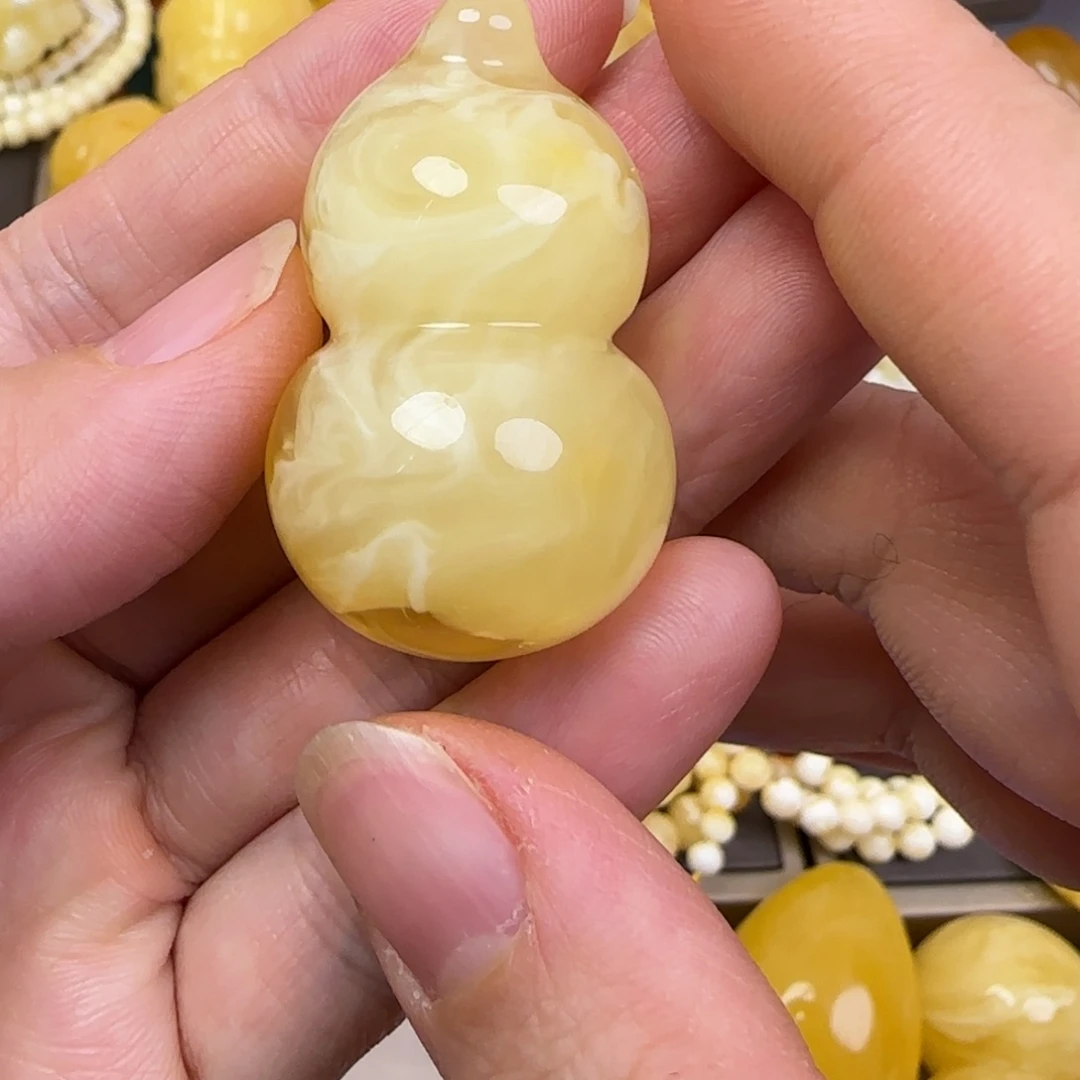 蜜蜡颈饰未镶嵌天然蜜蜡