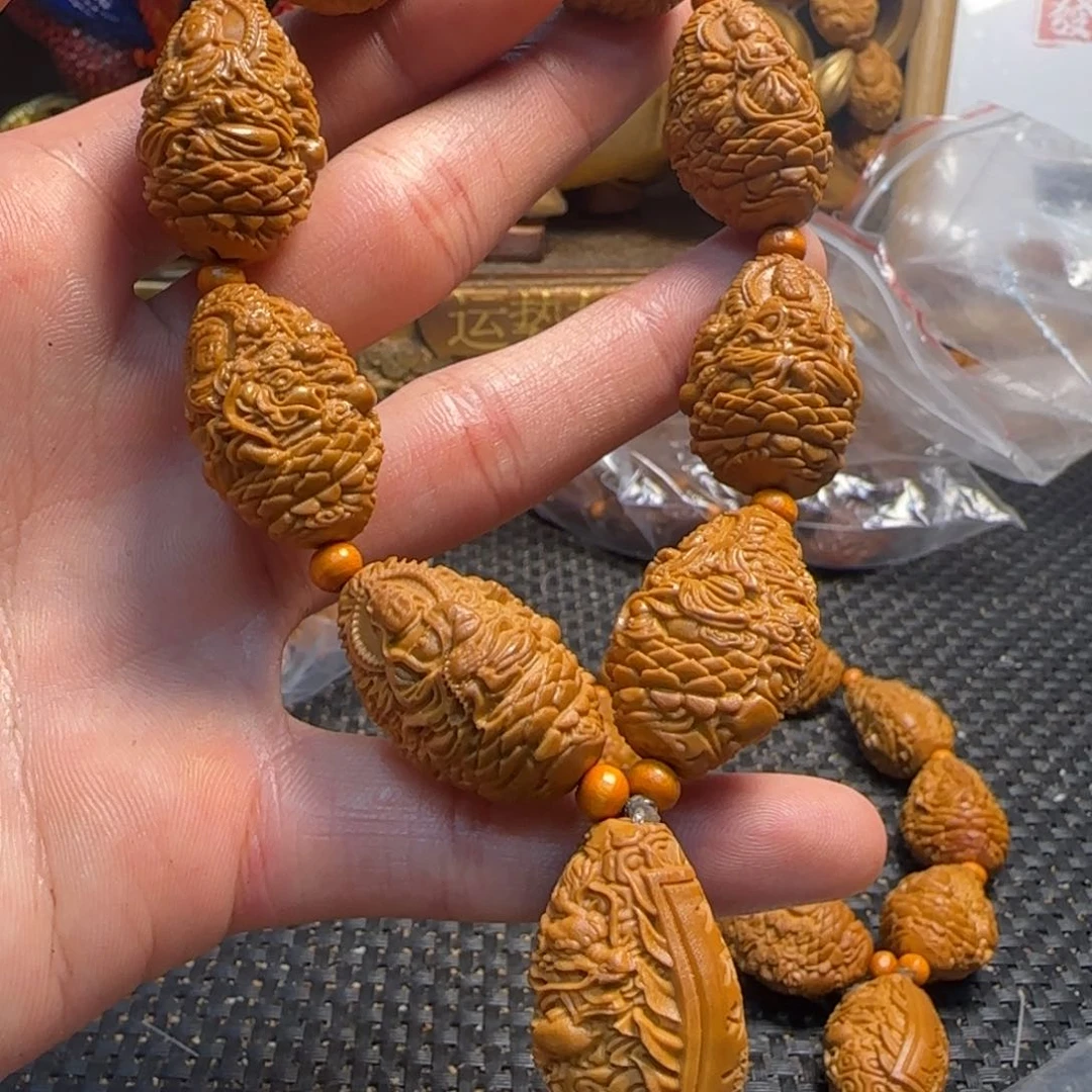 橄榄核手串/手链九龙观音