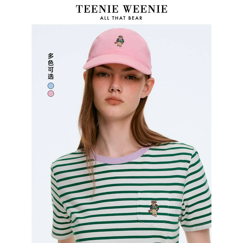 TeenieWeenie小熊25年春新款清新活力时尚学院棒球帽TTAC255201N