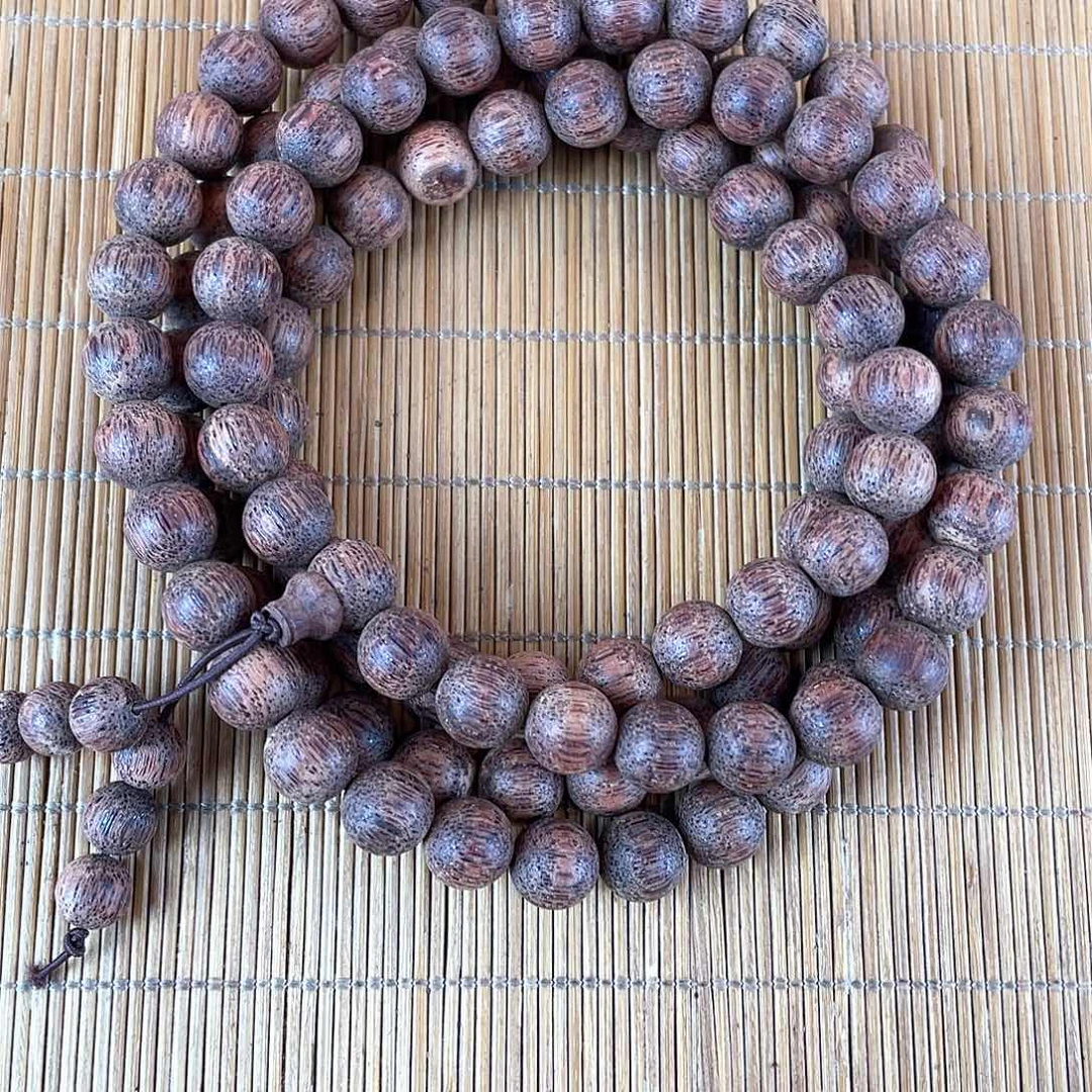 降真香手串/手链1.0/108到顶白棋楠糖结精品