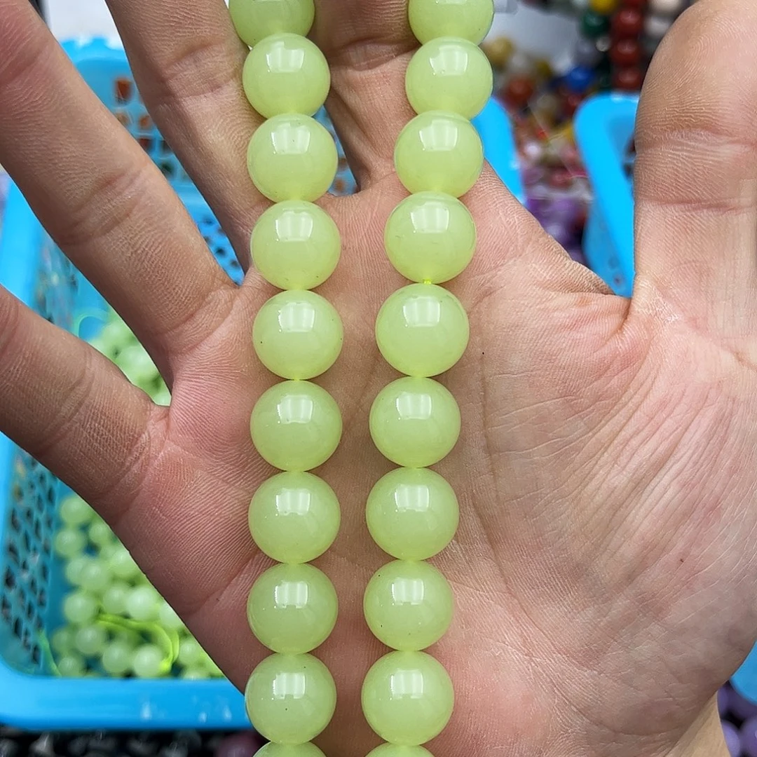 玛瑙/玉髓未镶嵌珠宝半成品k14苹果绿