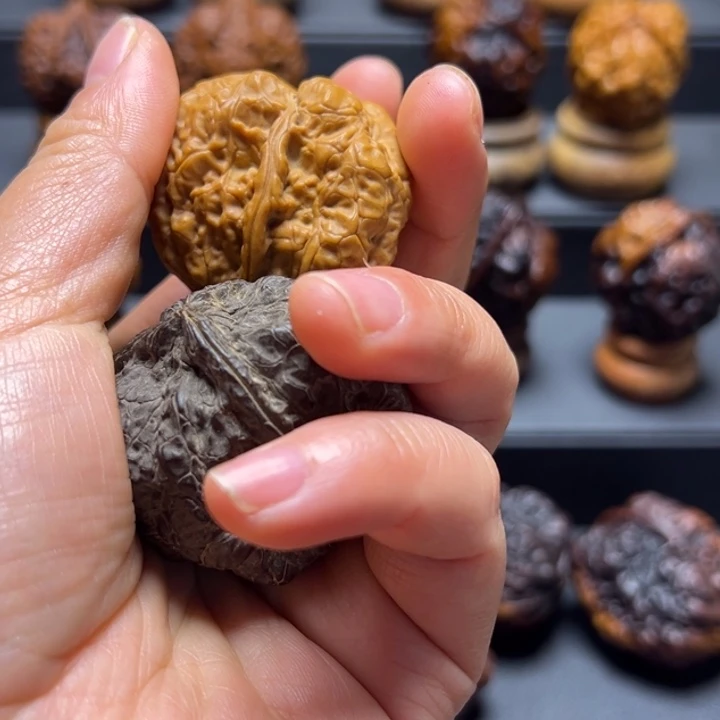 关***）文玩核桃把件L九五40