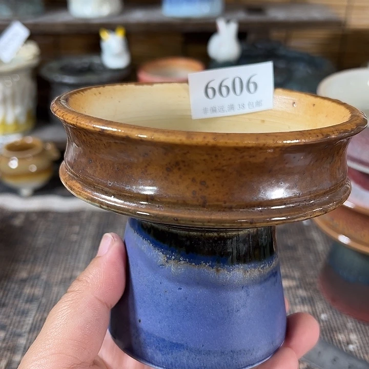 口10 手工花盆满30包邮