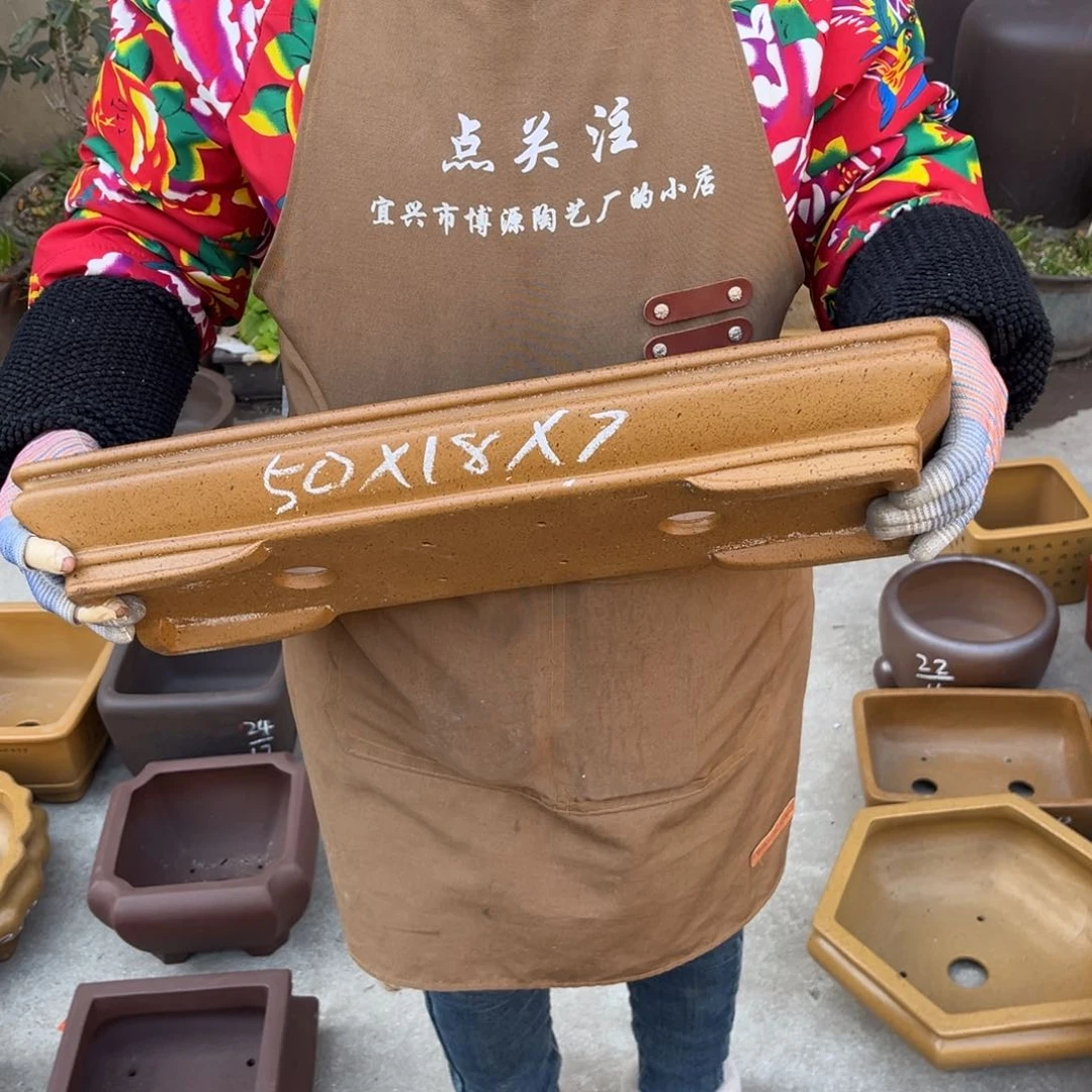紫砂花盆盆景艺术