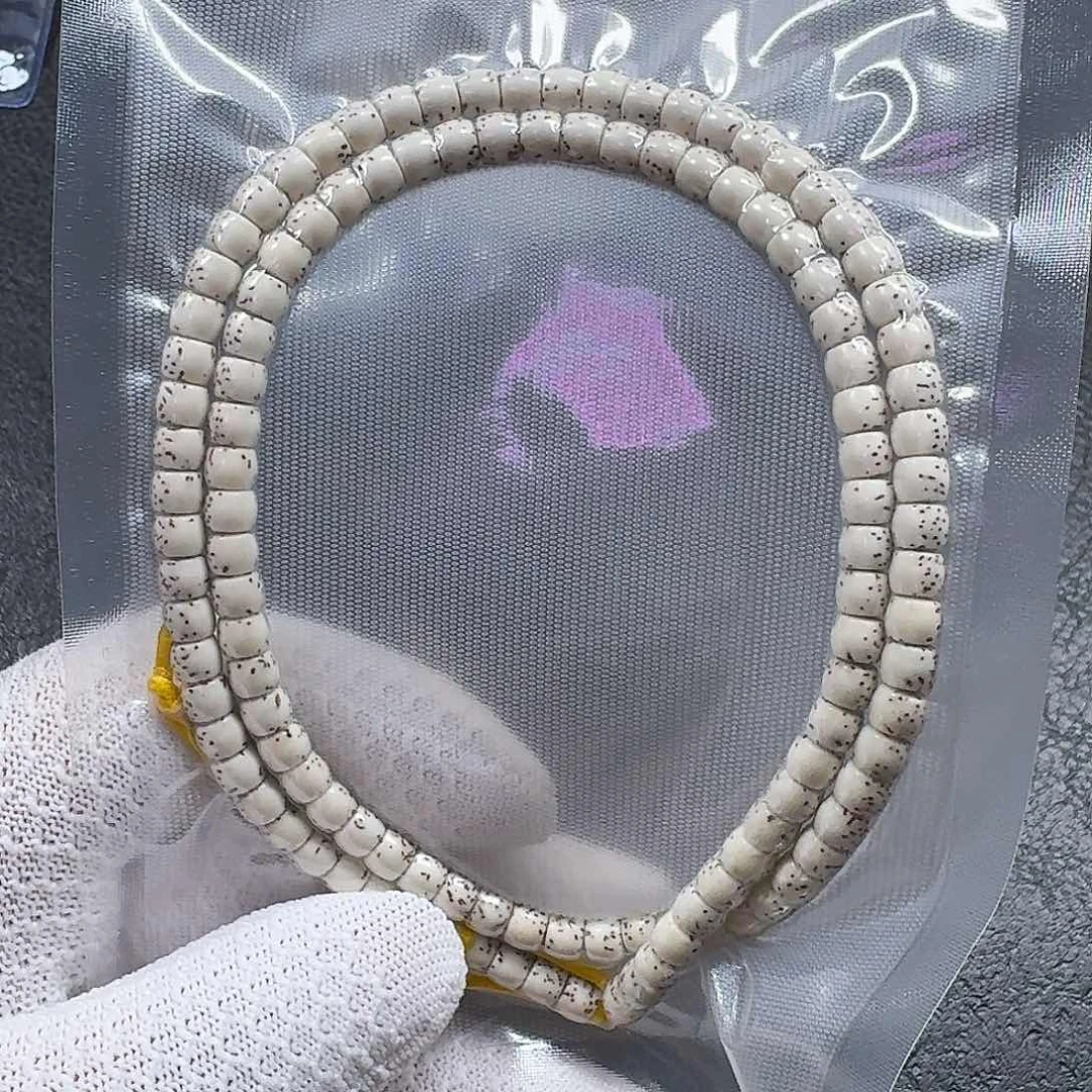星月菩提手串6*5原生态大留白直切