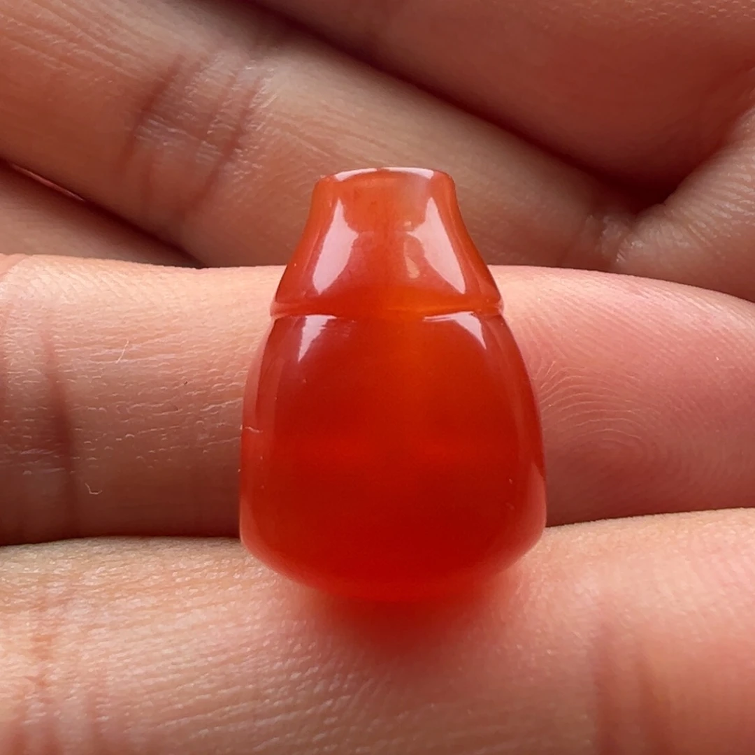 南红玛瑙三通12.3未镶嵌