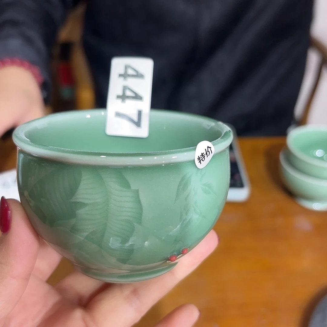 J***1龙泉云间青瓷小米茶器