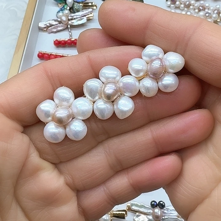 淡水珍珠珍珠银S925镶嵌