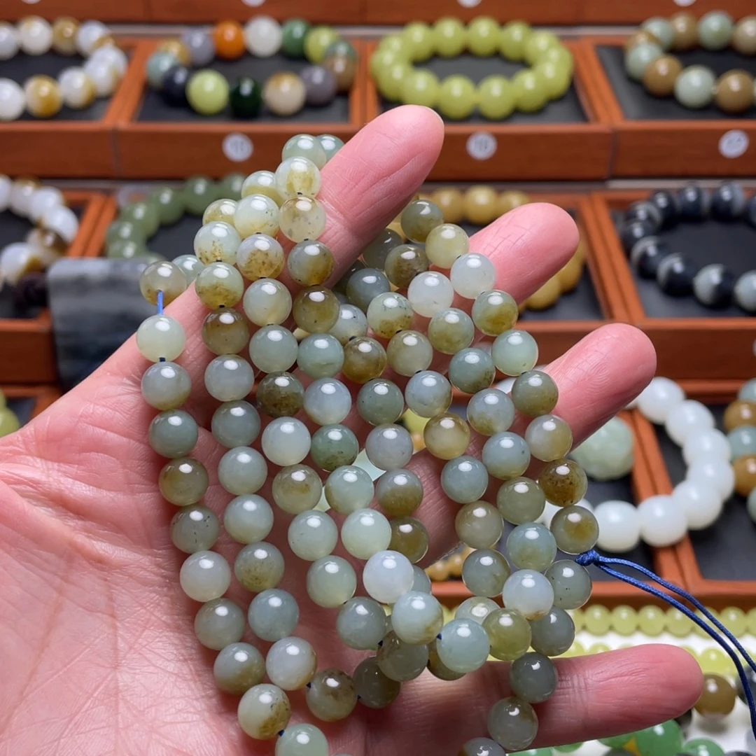 和田玉未镶嵌手串