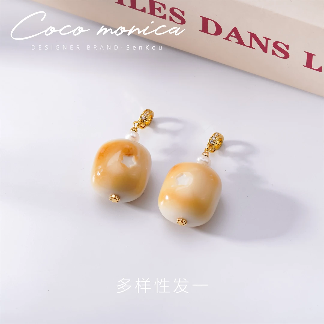 【小霞珠宝】吊坠象牙果珍珠气质轻奢百搭国风古风 AS67