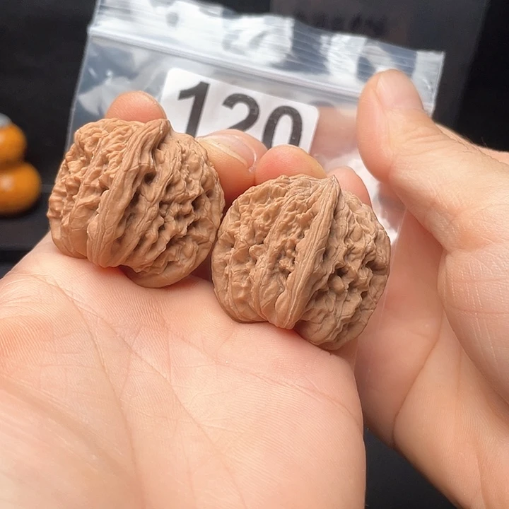 文玩核桃把件拱桥楼