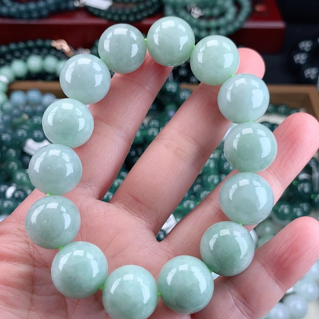 翡翠未镶嵌毛衣链