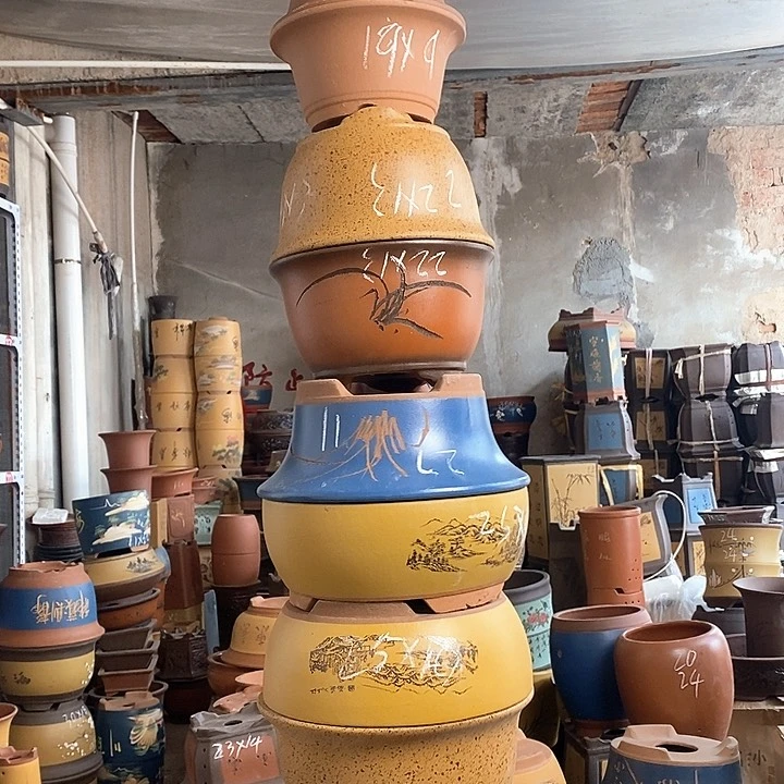 紫砂花盆紫砂花盆