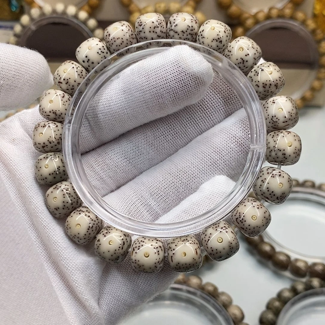 手串星月菩提10×11一物一图原生态同枝古瓷大眼睛福利