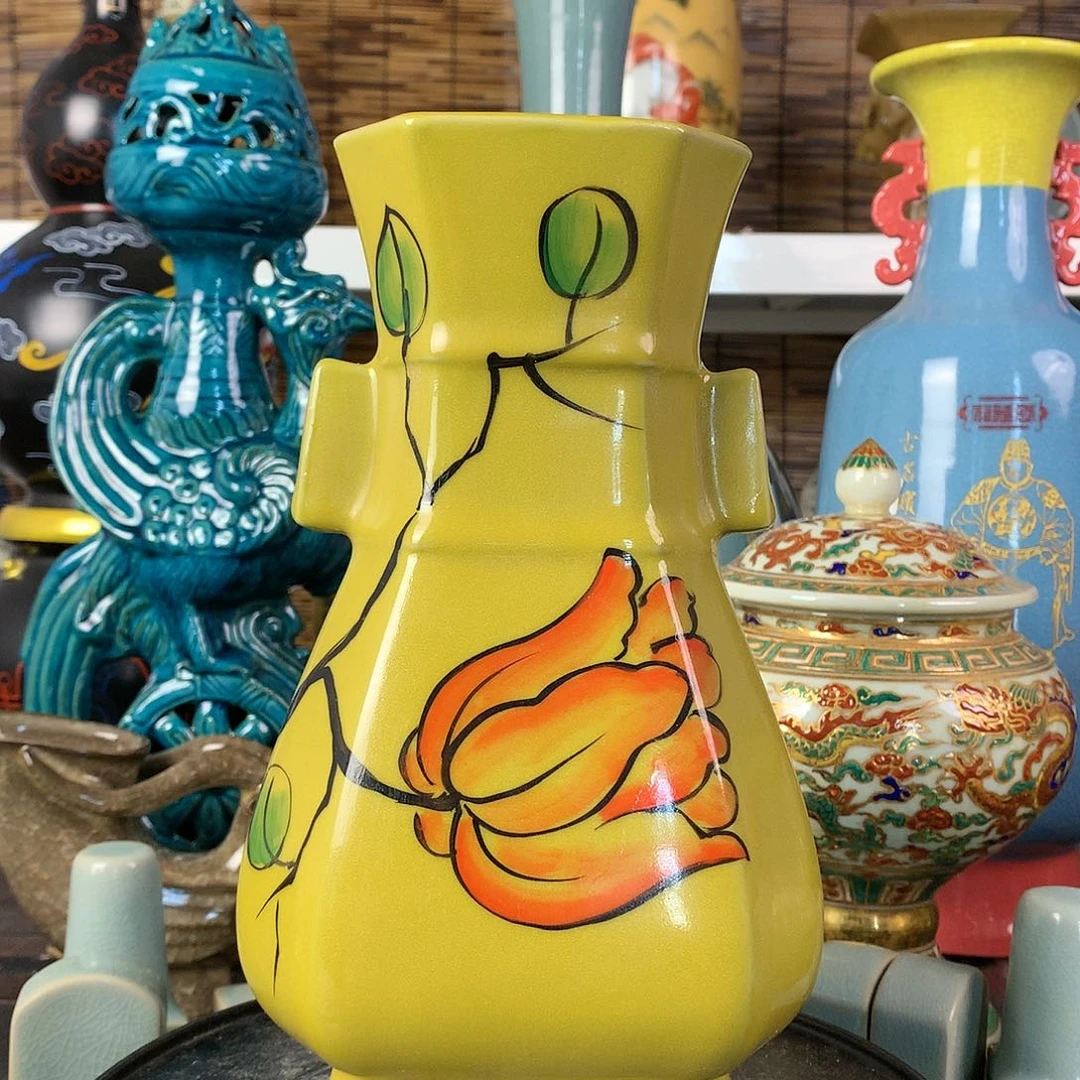 摆件瓷器真的很漂亮的