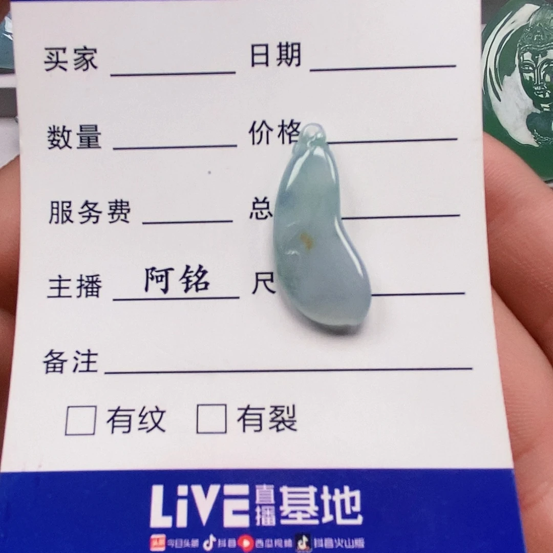 翡翠未镶嵌颈饰            6